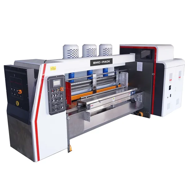 Servo vacuum feeding unit of a flexo printing machine