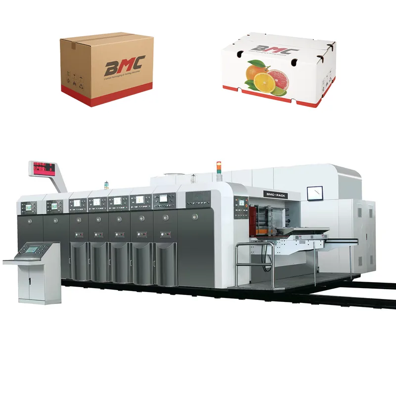 Fully Automatic High Speed Flexo Slotter Die Cutter Printing Machine