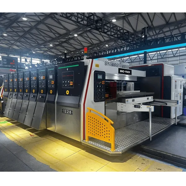 BMC 4-color flexo printing machine installation